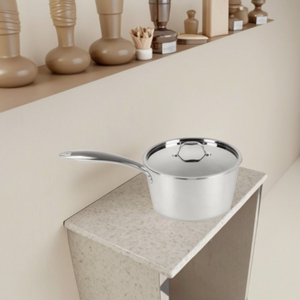 High Quality Stainless Steel <strong>Saucepan</strong> Modern Design <strong>Induction</strong> Compatible Sustainable with Pot Cover - Product Image 4