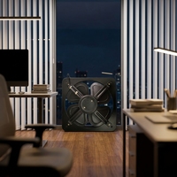 Ventilateur axial de serre industrielle 220V à roulement à billes en fonte pour l'extraction et le refroidissement