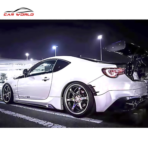 Kit de carrocería de coche Carworld para 2017-2019 <span class=keywords><strong>Toyota</strong></span> GT86 TRD estilo labio delantero labio trasero faldas laterales <span class=keywords><strong>GT</strong></span> 86 BRZ Kit de coche ABS plástico sin color - Product Image 5