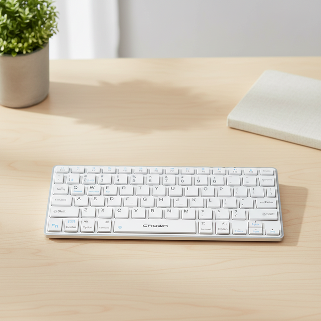 New 2.4Ghz Wireless Aluminum Alloy Mechanical Slim Office Keyboard with USB-C Scissor Switch for Tablet