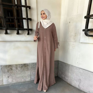 Custom OEM NIDA Abaya Modest Abaya Dubai Long Sleeve Vintage Turkish <strong>Egyptian</strong> Islamic <strong>Muslim</strong> <strong>Dress</strong> for Daily Traditional Wear - Product Image 3