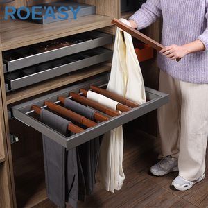 ROEASY R8004D R8004C R8004G Serie Hylife Organizzatore per Armadio Moderno Unità Guardaroba con Porta Pantaloni Estraibile - Product Image 2