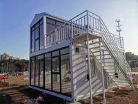 Maison préfabriquée pliable prête à l'emploi en conteneur, mobile et transportable, à vendre – Prix des maisons mobiles pliantes préfabriquées