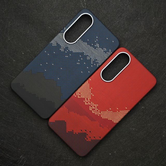 Oneplus Ace 5 Ultra Slim Eco-Friendly Aramid Carbon Fiber Street Fashion Camera Frame Holder Shockproof Phone Case