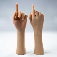 Mano de Silicona Masculina Realista, Modelo de Mano de Hombre de Tamaño Natural, Maniquí para Pintura, Referencia, Fotografía, Exhibición, Arte y Enseñanza