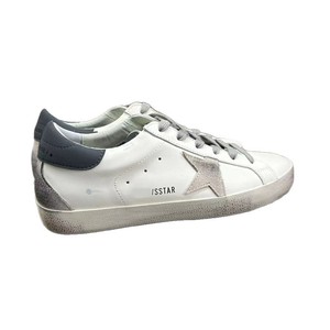 Baskets blanches décontractées en cuir pleine fleur vieilli pour hommes et femmes, modèle 2026, polyvalentes, à lacets, style urbain - Product Image 5