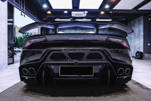 ชุดแต่งตัวถังรถยนต์ Lamborghini Huracan รุ่น V ชุดแต่งกันชนหน้า คาร์บอนไฟเบอร์ ชุดตกแต่งเสริม - Product Image 6