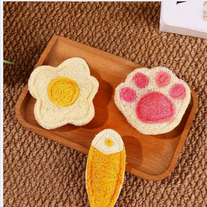 Giocattolo per Gatti in Luffa e Silvervine con Erba Gatta, Allevia l'Ansia e Pulisce i Denti, Giocattolo Naturale per la Pulizia dei Denti dei Gatti - Product Image 3