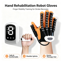 Gant robot intelligent rechargeable pour la rééducation, équipement d'entraînement pour personnes âgées, AVC, hémiplégie, commande à distance par cinq doigts
