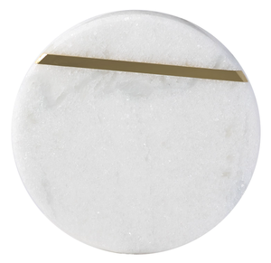 Tavolo da <span class=keywords><strong>Bar</strong></span> in Marmo Bianco Naturale Stile Minimalista Lucidato per Arredamento di <span class=keywords><strong>Bar</strong></span> Domestici e Banconi di Caffetterie di Alta Gamma - Product Image 6
