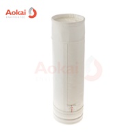 Sac filtrant de poche 130 mm x 2500 mm pour dépoussiéreur à jet pulsé (Polyester)
