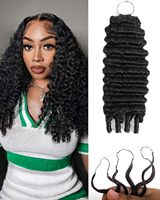 Prix de Gros Usine Extensions de Cheveux Humains Bouclés Birmans en Crochet, 100% Cheveux Humains Bruts Non Traités pour Tresses, Fournisseur en Gros