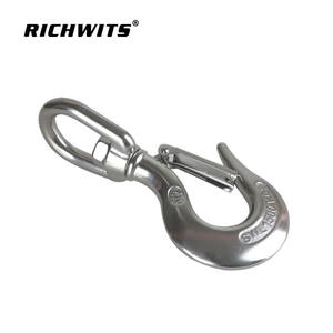 Anneaux de levage pivotants en acier inoxydable 304 et 316 avec crochets à ressort, crochets de levage de sécurité pour un levage sécurisé - Product Image 1
