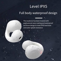 Écouteurs sans fil TWS à conduction osseuse JL avec annulation active du bruit, étanchéité IPX5, compatibles mains libres, pour la gym et la course à pied (Bluetooth 5.3)