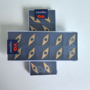 Herramienta de Torneado de Carburo de Tungsteno YG801, Insertos VCMT160404-UG para Torno CNC con Recubrimiento PCD y Corte Eficaz - Product Image 3