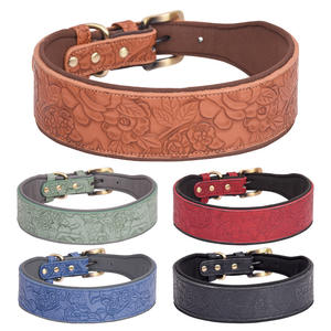 Collares ajustables para mascotas, correas de cuero para perros medianos y grandes, collares a prueba de explosiones para entrenamiento - Product Image 5