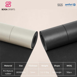 Alfombrilla <span class=keywords><strong>de</strong></span> <span class=keywords><strong>Yoga</strong></span> <span class=keywords><strong>de</strong></span> Caucho Natural Ecológica <span class=keywords><strong>de</strong></span> 5 mm, Alfombrilla <span class=keywords><strong>de</strong></span> Pilates Antideslizante <span class=keywords><strong>de</strong></span> 183 cm con Correa <span class=keywords><strong>de</strong></span> Transporte - Product Image 2