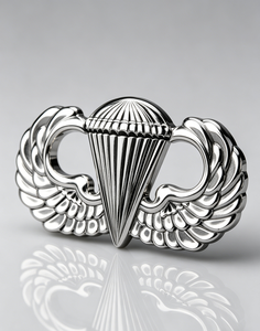 ตราสัญลักษณ์ปีกกระโดดร่มแบบนูนสามมิติสั่งทำพิเศษ - ชุบทอง/นิกเกิล, เข็มกลัดติดปกเสื้อรูปปีกกระโดดร่ม, เข็มกลัดโลหะผสมสังกะสี - Product Image 5