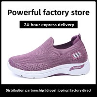 Chaussures de marche confortables pour femmes, à lacets, respirantes, en maille, légères, minimalistes, pour infirmières, salle de sport, chaussures décontractées