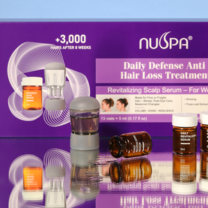 Suero Capilar Profesional a Base de Hierbas para Mujeres, Contra la Caída del <span class=keywords><strong>Cabello</strong></span>, Tratamiento para el Cuidado del Cuero Cabelludo, de Rápida Absorción, con Romero y Ginseng, Venta al Por Mayor - Product Image 1