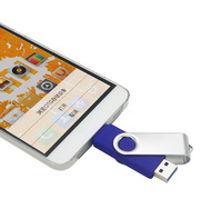 Unidad Flash Otg Tipo C Usb Key 32GB 64GB 128GB Memoria Flash 8GB 16GB para teléfonos inteligentes Android 2 en 1 Cle Usb 3,0 2,0 Pendrive