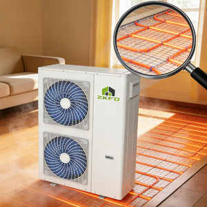 Bomba <span class=keywords><strong>de</strong></span> Calor Monobloque Eléctrica Aire-Agua 9kW-25kW DC Inverter A+++ R32 con Almacenamiento para Uso Doméstico y Hotelero en <span class=keywords><strong>España</strong></span> - Product Image 4