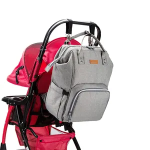 大容量旅行背包时尚产妇婴儿袋可转换尿布护理妈咪背包女性固体储物