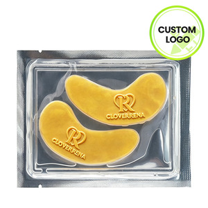 CLOVER RENA Masque Contour des Yeux en Feuille de Cristal à la Bave d'<span class=keywords><strong>Escargot</strong></span> et aux Peptides Anti-Âge Hydratant Éclaircissant pour Tous Types de Peau - Product Image 1