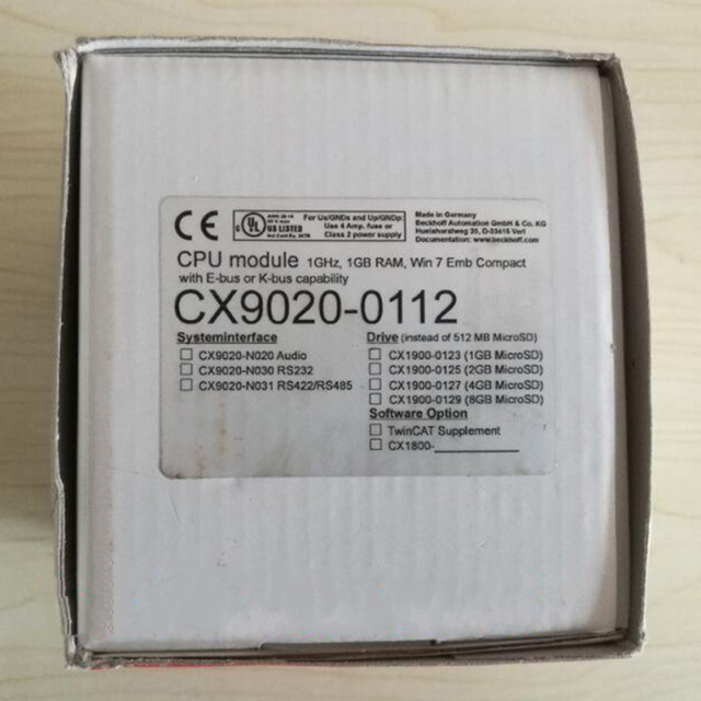Sell Well in Stock 1pcs CX90200112 Controller Module for Plc by DHL/UPS