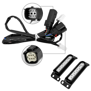2PCS LED Saddlebag <b>Gap</b> Turn Signal Brake Lights for Harley Road King / Street Glide 2014+ Touring Models - Product Image 5