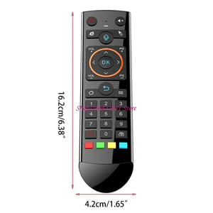 Souris Gyroscopique Sans Fil Q2 Go Learning 2.4GHz RF pour Télécommande Vocale Intelligente pour Boîtier Android Tox1 vs G20s - Product Image 1
