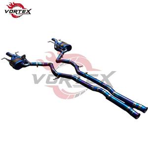 Échappement Catback VORTEX Grade 5 Ti Valvetronic pour Mercedes-Benz W221 S400/S450/S500 2005-2013, double sortie, fixation directe - Product Image 4