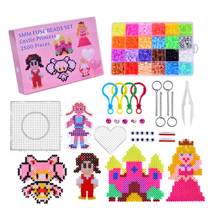 Nouvelles perles à repasser DIY pour jeu de puzzle, perles Hama de 5 mm, cadeau fait main, perles éducatives pour enfants, perles Perler - Product Image 2