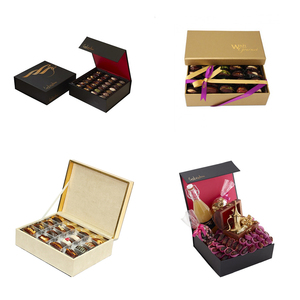 Caja vacía de cartón de lujo hecha a mano, embalaje de regalo para dulces con insertos divisores, venta al por mayor - Product Image 4