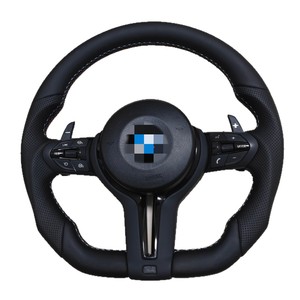 Volante Sportivo in Fibra di Carbonio per <span class=keywords><strong>BMW</strong></span> F30 F10 F20 F35 E/F Chassis Stile M3 M5 M6 con Paddle Shifter - Product Image 5