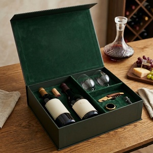 Custom Wine <b>Box</b> Factory Direct OEM ODM Luxury Rigid Packaging for Wine <b>Bottle</b> Champagne and Corporate Gift Brands Wholesale Wine - Product Image 2