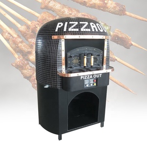 Four à pizza noir de grande taille pour la maison, appareil de cuisine, équipement de restaurant, extérieur, Italie, Afrique du Sud, Abyl-epr650, usage domestique - Product Image 1