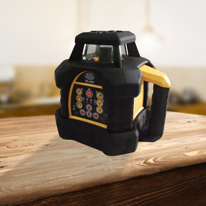 <span class=keywords><strong>Laser</strong></span> rotatif 3D vert 206G autonivelant 360° horizontal et vertical avec <span class=keywords><strong>trépied</strong></span> J-3 et ensemble de composants avec mire de <span class=keywords><strong>3m</strong></span> - Product Image 4