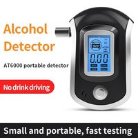 Alat Tes Alkohol Napas Portabel Terbaru, Monitor Sensor Napas Alkohol, Meter Pemeriksa Alkohol