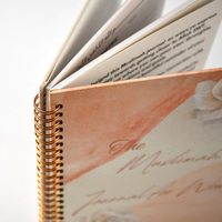 Impression de carnet à spirales A5 personnalisé avec logo en feuille d'or |   Agenda personnalisé pour cadeaux d'entreprise et image de marque