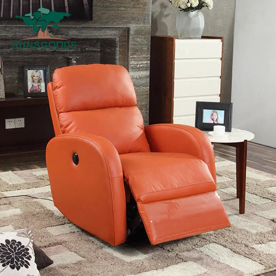 Elegant Furniture Living Room Wooden Frame Sectional Corner Armchair Sofas with Single Seat Chair electric recliner sofa
