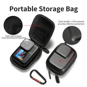 HONGDAK pour <span class=keywords><strong>GoPro</strong></span> 13/12/<span class=keywords><strong>11</strong></span>/10 <span class=keywords><strong>Protection</strong></span> d'écran en verre trempé, capuchon d'objectif, étui en silicone et sac de rangement - Product Image 4