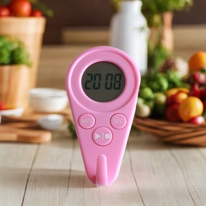 Kim loại từ tính và nhựa nấu ăn đồng hồ đếm ngược với màn hình LCD hiển thị pin-Powered báo động và âm thanh nhắc nhở - Product Image 1