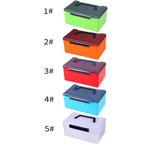 Boîte <span class=keywords><strong>de</strong></span> pêche mini boîte <span class=keywords><strong>de</strong></span> <span class=keywords><strong>rangement</strong></span> boîte <span class=keywords><strong>de</strong></span> leurre en plastique transparent pour jig leurre cuillère appât crochet accessoires boîte d'organisation - Product Image 6
