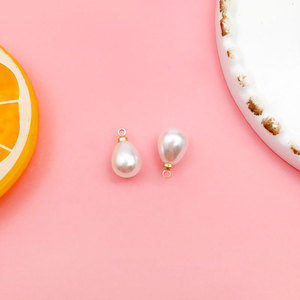 Accesorios para hacer joyas, pulseras, collares <span class=keywords><strong>y</strong></span> <span class=keywords><strong>pendientes</strong></span>, venta al por mayor, dijes <span class=keywords><strong>de</strong></span> <span class=keywords><strong>perlas</strong></span> con forma <span class=keywords><strong>de</strong></span> gota <span class=keywords><strong>de</strong></span> agua - Product Image 3