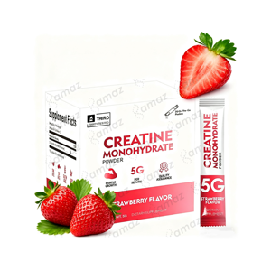 Amaz Private Label Pure Créatine Monohydrate Poudre Supplément protéiné pour le renforcement musculaire pour une meilleure force et une meilleure performance - Product Image 1