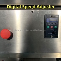 Guangzhou offre spéciale petit autocollant automatique surface de bureau coin étanchéité emballage alimentaire carton papier boîte étiqueteuse