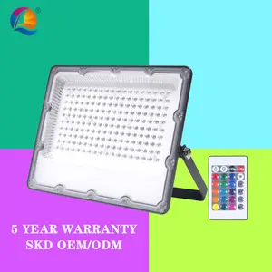 आउटडोर उद्यान प्रकाश आरजीबी 20W 30W 50w 100w 150w 200w वाट के लिए Floodlight के नेतृत्व में फुटबॉल मैदान स्टेडियम एल्यूमीनियम के नेतृत्व में बाढ़ प्रकाश