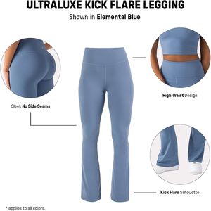 Legging de yoga taille haute ultra-luxe pour femme, coupe évasée, extensible dans les 4 sens, personnalisé - Product Image 6