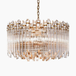 Custom Luxe Kristallen Kroonluchter Hotel Villa Nordic Modern Licht Decoratieve Hangende Verlichting Hanglamp - Product Image 6